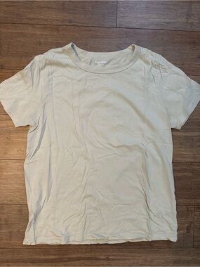 Old Navy women’s Light Beige Crewneck Tee - Neutral Short Sleeve